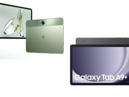 Samsung Galaxy Tab A9 Plus vs OnePlus Pad Go Tablet