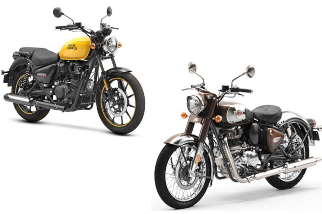 Royal Enfield Meteor 350 vs Royal Enfield Classic 350