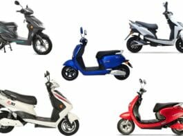 Top 5 cheapest Electric scooters