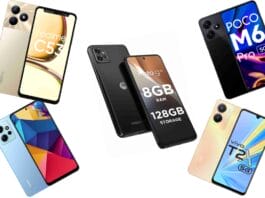 Top 5 smartphones under 15000 on Flipkart