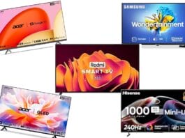 Top 5 TVs on Amazon