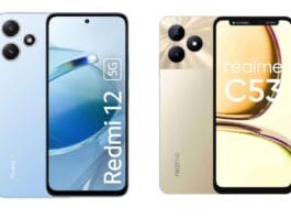 Redmi 12 5G vs Realme C53