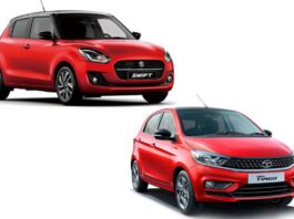 Maruti Suzuki Swift vs Tata Tiago