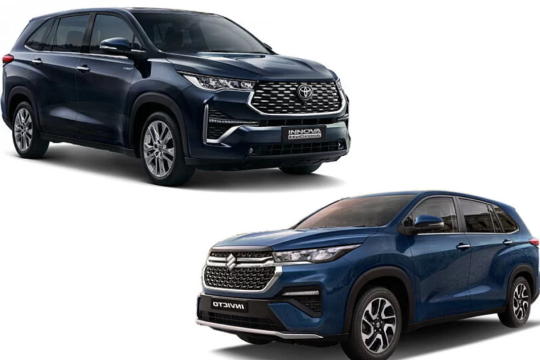 Toyota Innova Hycross vs Maruti Suzuki Invicto