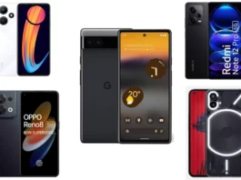 Top 5 smartphones on Flipkart