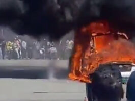 Bengaluru: Electric Car catches fire on a road in JP Nagar, See the video here