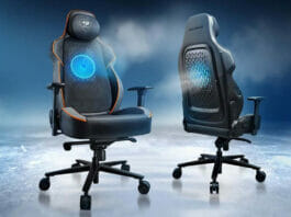 Cougar NxSys Aero Gaming Chair launched, Comes with integrated cooling, All details here