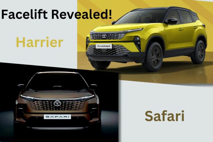 Tata Harrier and Safari Facelift
