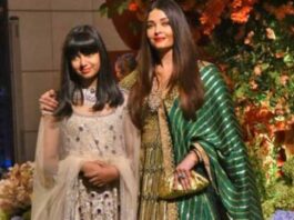 Aishwarya and Aaradhya