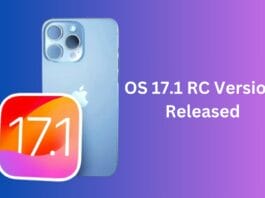 iOS 17.1 RC