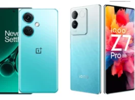 iQOO Z7 Pro VS OnePlus Nord CE 3 5G