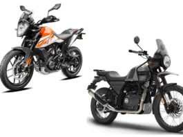Royal Enfield Himalayan vs KTM 250 Adventure