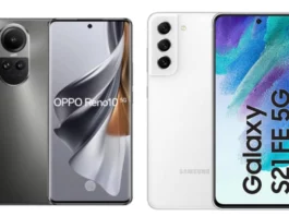 OPPO Reno 10 vs Samsung Galaxy S21 FE 5G