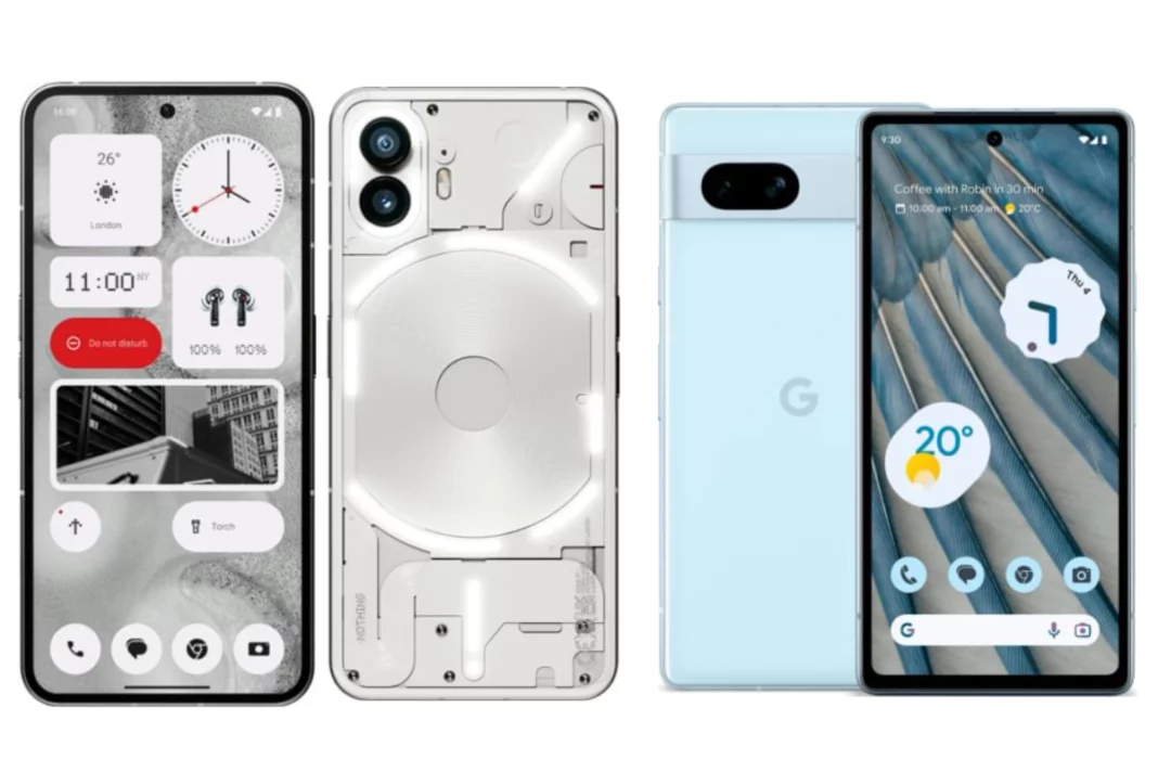 Google Pixel 7a vs Nothing Phone 2