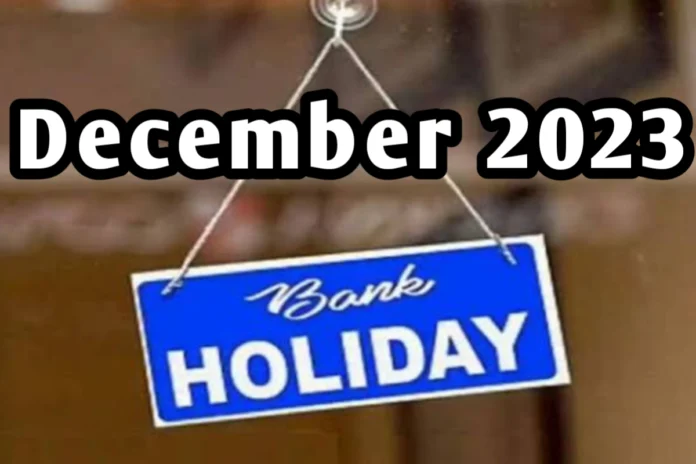Bank holidays in December 2023 Bank holidays in December 2023