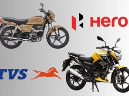 Hero Splendor Plus vs TVS Raider