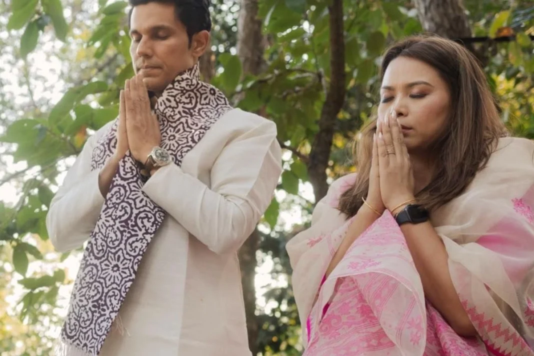 Randeep Hooda and Lin Laishram