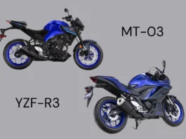 Yamaha R3 and MT03