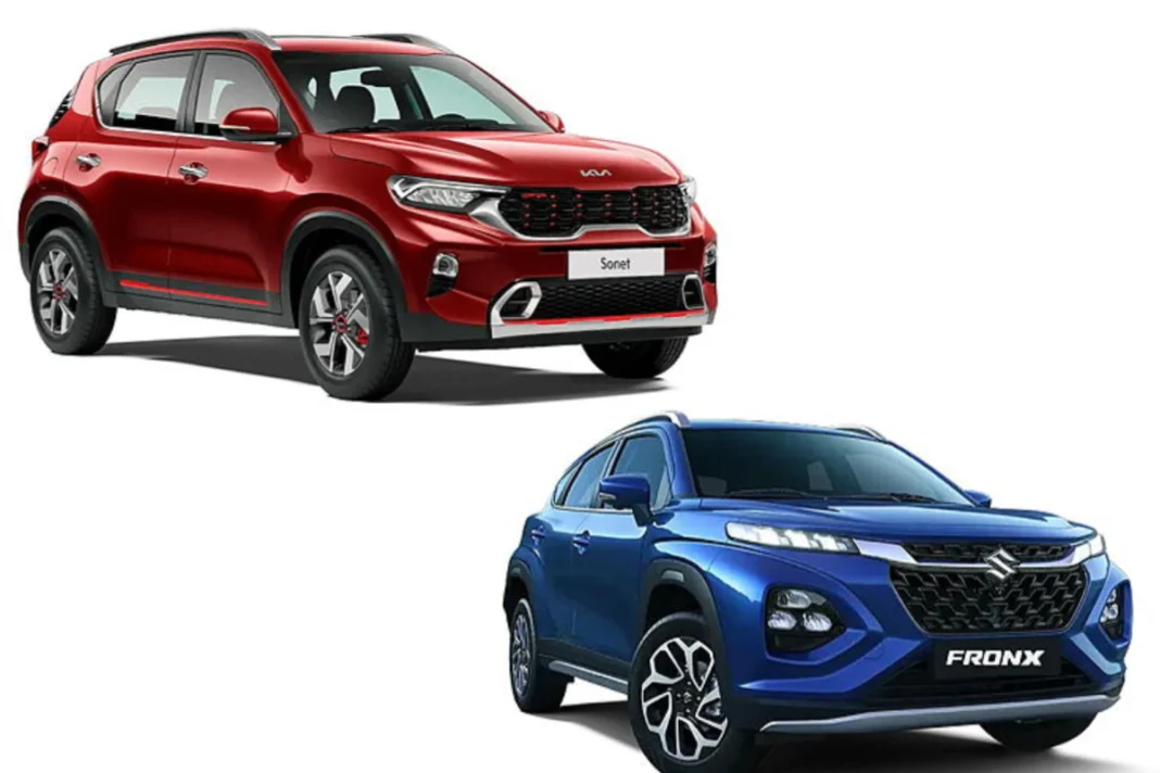 Kia Sonet vs Maruti Suzuki Fronx