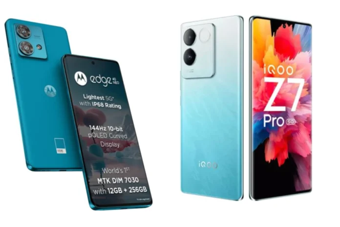 Motorola Edge 40 Neo vs iQOO Z7 Pro 5G: Two of the best phones compared; Checkout before buying Motorola Edge 40 Neo vs iQOO Z7 Pro 5G: Two of the best phones compared; Checkout before buying