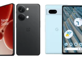 Google Pixel 7A vs OnePlus Nord 3 5G