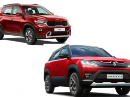 Kia Sonet vs Maruti Suzuki Brezza