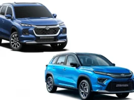 Toyota Urban Cruiser Hyryder vs Maruti Suzuki Grand Vitara