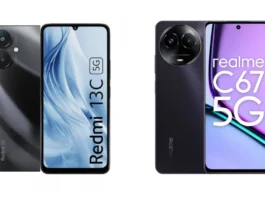 Realme C67 5G vs Xiaomi Redmi 13C 5G