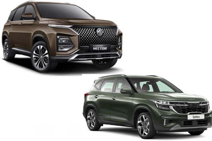 Kia Seltos vs MG Hector Kia Seltos vs MG Hector