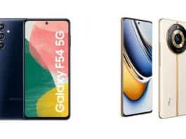 Samsung Galaxy F54 vs Realme 11 Pro Plus