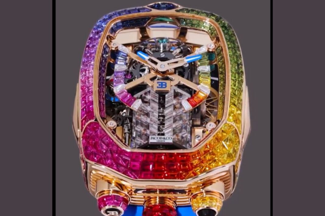 Chiron Rainbow Sapphires Timepiece
