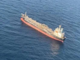 Drone strike on Ship