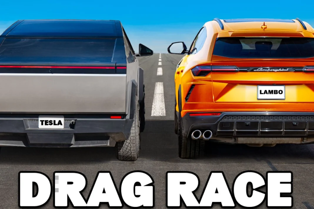 Tesla Cybertruck vs Lamborghini Urus: Watch here who wins in a drag race