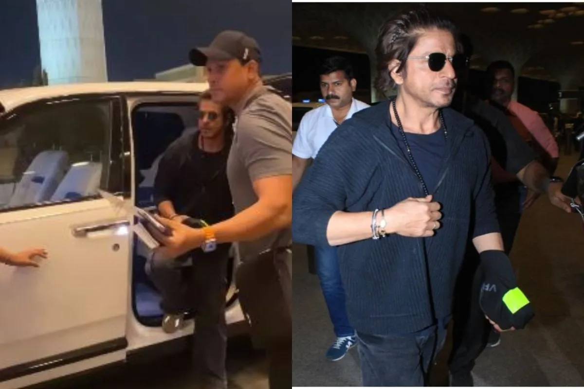 Shahrukh Khan Dons a Casual Winter Airport Look As He Sets Off For ‘Dunki’ Promotions