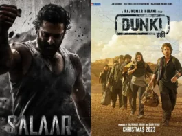 Dunki vs Salaar Advance Booking