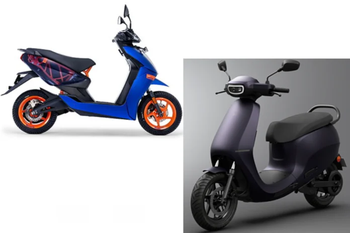OLA S1 Pro Gen 2 EV vs Ather 450 Apex EV OLA S1 Pro Gen 2 EV vs Ather 450 Apex EV