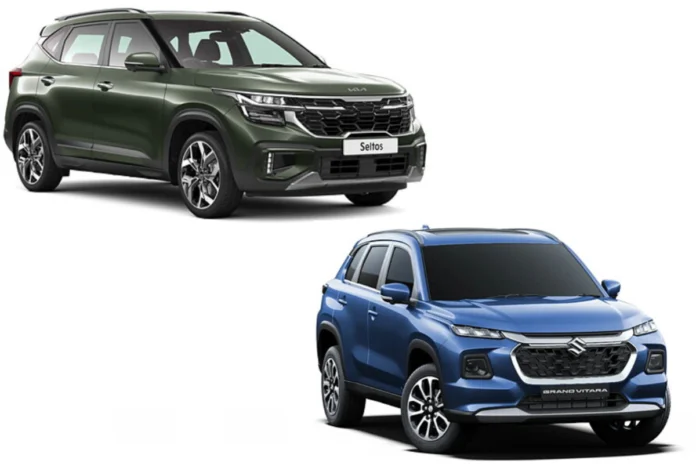 Maruti Suzuki Grand Vitara vs Kia Seltos Maruti Suzuki Grand Vitara vs Kia Seltos