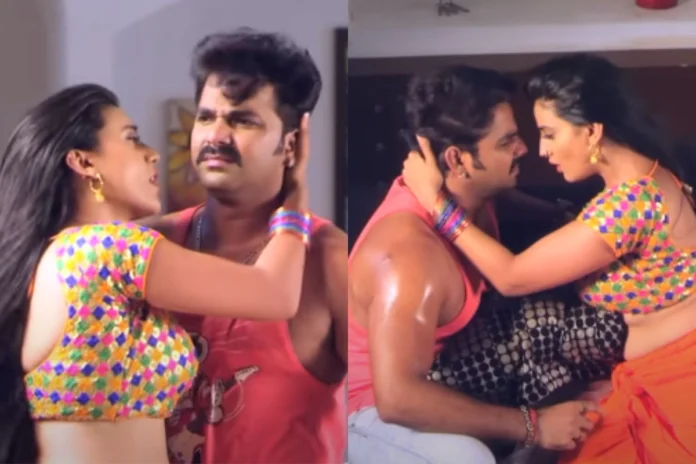 Pawan Singh and Akshara Singh
