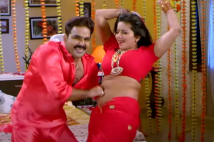Pawan Singh and Monalisa Pawan Singh and Monalisa