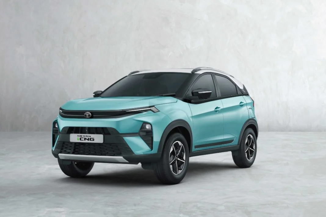 Tata Nexon iCNG revealed ahead of its official debut at the Bharat Mobility Global Expo 2024, All details here