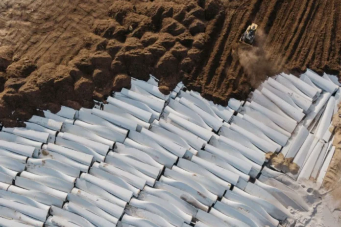 Wind Turbine Blades Waste Wind Turbine Blades Waste