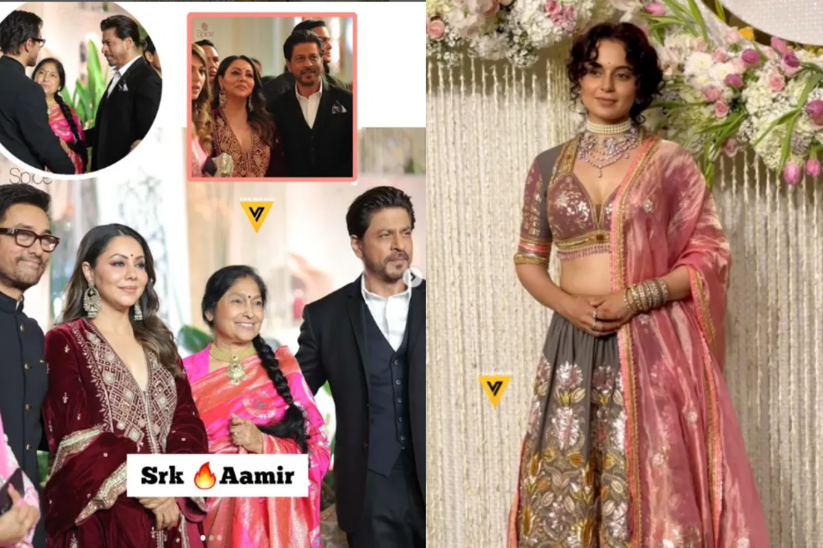 Aamir Khan’s Daughter’s Grand Reception! Shah Rukh Khan, Gauri and Kangana Add Sparkle to the Star-Studded Night
