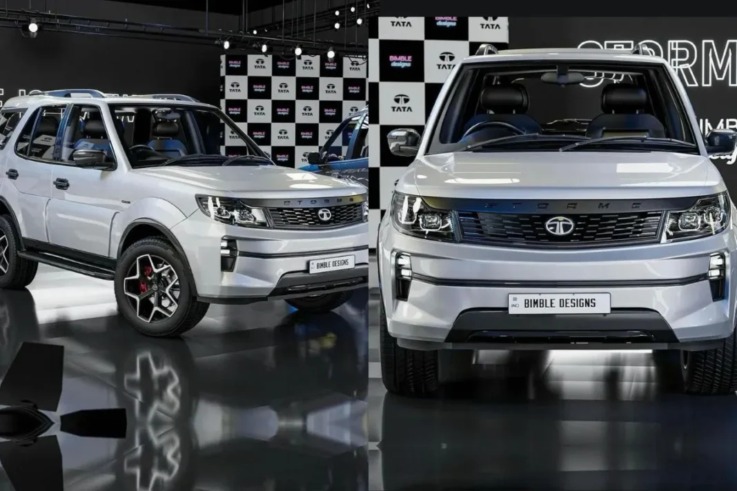2024 Tata Safari Classic Storme Render Image