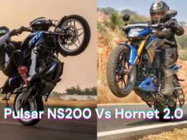 Bajaj Pulsar NS200 vs Honda Hornet 2.0