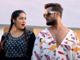Khesari Lal Yadav and Sapna Chauhan