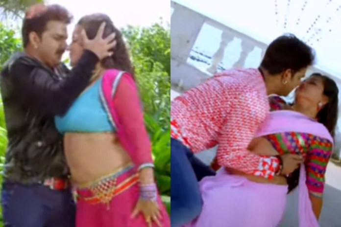 Pawan Singh and Monalisa