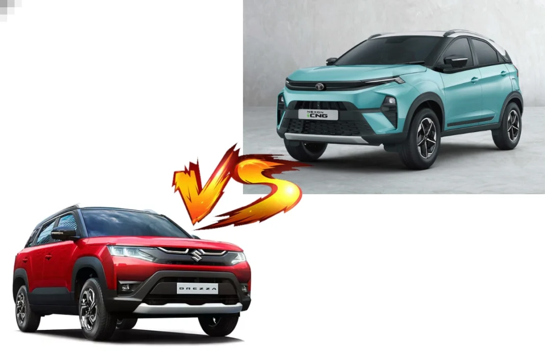 Tata Nexon iCNG vs Brezza CNG: Two amazing CNG SUVs compared head to head, Read to know which one to buy