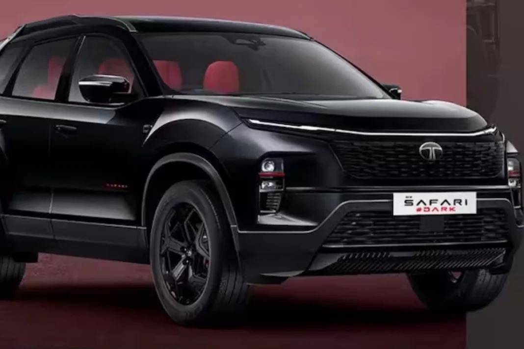 Tata Safari Red Dark Edition unveiled at Bharat Mobility Expo 2024, All details here