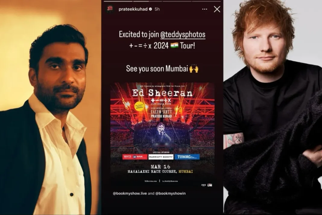 Ed Sheeran and Prateek Kuhad