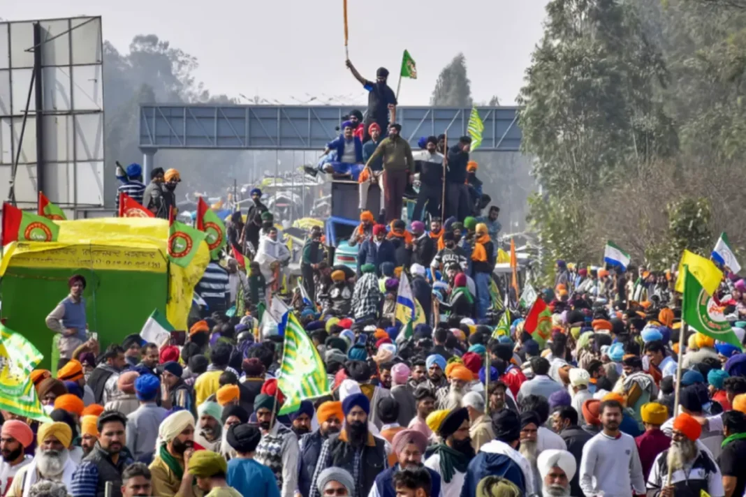 Farmer protest